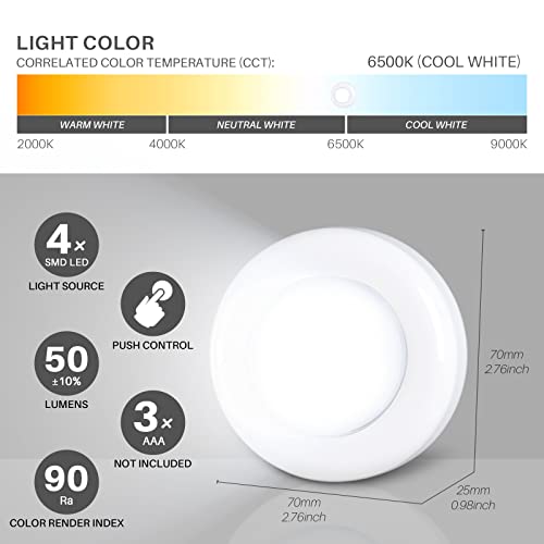 Tap Light Push Lights STAR-SPANGLED Mini Night Touch Light LED Puc...