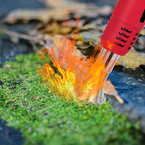 Staright Weed Burner with 2 Nozzles Electric Weed Killer Thermal W...