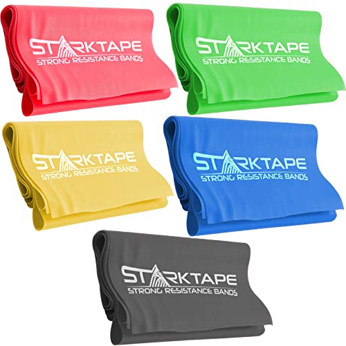 Resistance Bands Set. 5 Pack Non-Latex Physical Therapy, Professio...