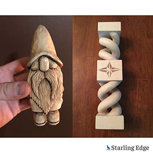 Basswood Blocks for Carving 8 Pieces - 1 1/4 x 1 1/4 x 5 - Wo...