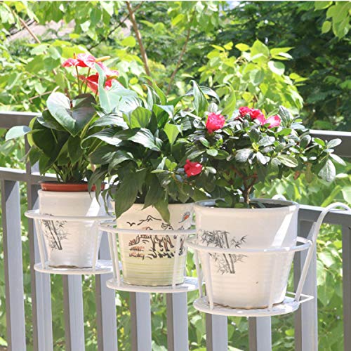 Metal Plant Stand, Pack of 4 Indoor Outdoor Metal Plant Stands, Me...