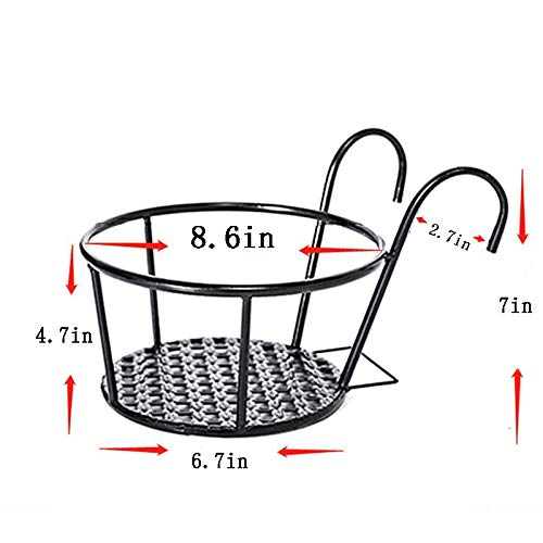 Metal Plant Stand, Pack of 4 Indoor Outdoor Metal Plant Stands, Me...