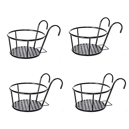 Metal Plant Stand, Pack of 4 Indoor Outdoor Metal Plant Stands, Me...
