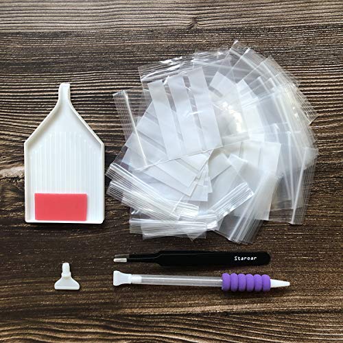 Staroar 5D Diamond Painting Kits for Adults Full Drill Round with ...