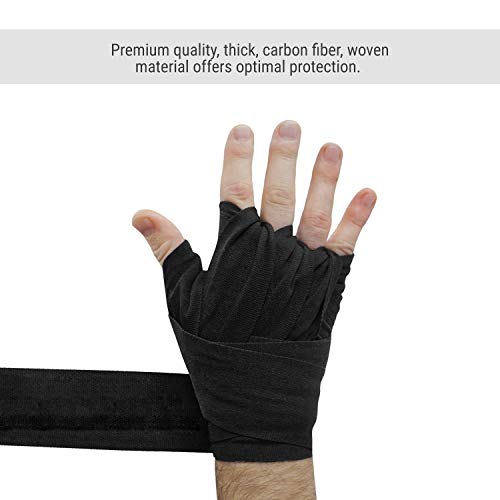 Starpro Boxing Hand Wraps - Carbon Woven Cotton Bandages - 2.55m 3...