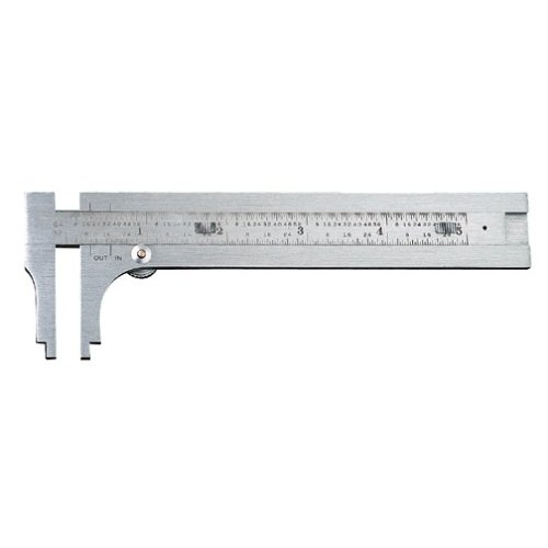 Starrett 1025-6 Slide Caliper, Stainless Steel, Nib Style Jaw, 0-6...