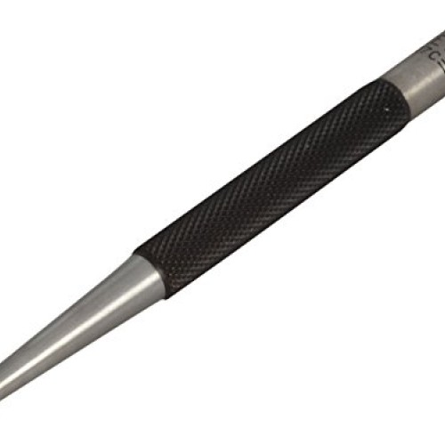 Starrett 117C Center Punch With Round Shank, 4 Length, 1/8 Taper...
