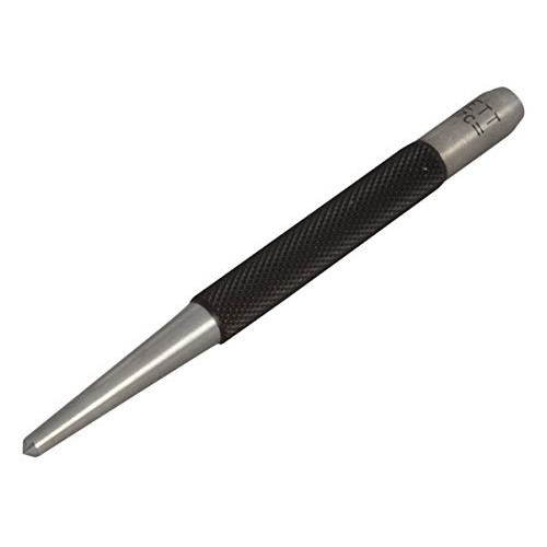 Starrett 117C Center Punch With Round Shank, 4 Length, 1/8 Taper...