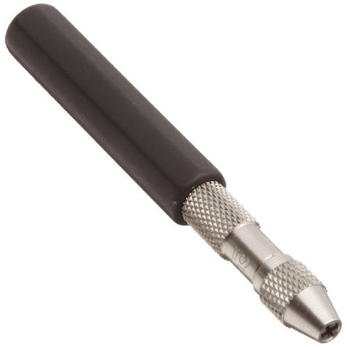 Starrett 166A Pin Vise With Insulated Octagonal Handle, 0-0.040 R...