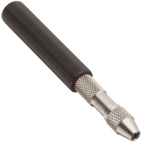 Starrett 166A Pin Vise With Insulated Octagonal Handle, 0-0.040 R...