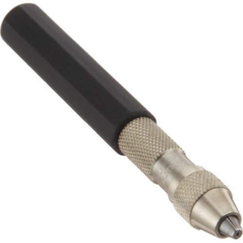 Starrett 166C Pin Vise With Insulated Octagonal Handle, 0.050-0.1...