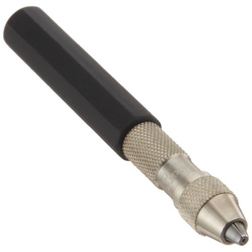 Starrett 166C Pin Vise With Insulated Octagonal Handle, 0.050-0.1...