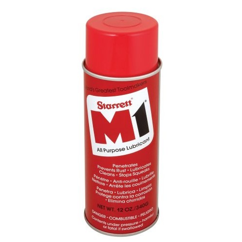 Starrett M1 Industrial Quality All-Purpose Lubricant, 12 oz. Case ...