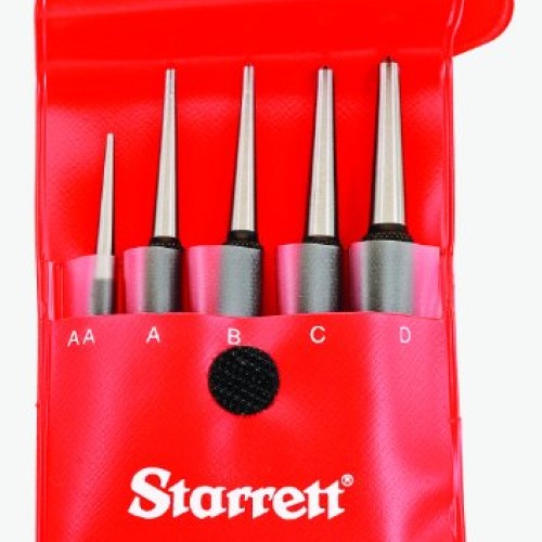 Starrett S117PC Set of 5 Center Punches, 1/16, 5/64”, 3/32”, 1/8”...