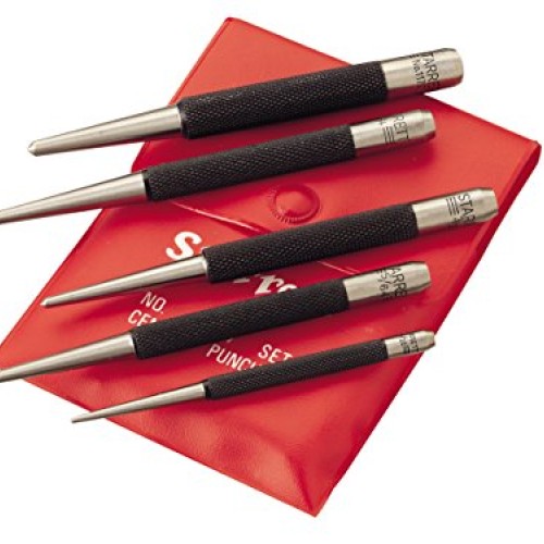 Starrett S117PC Set of 5 Center Punches, 1/16, 5/64”, 3/32”, 1/8”...