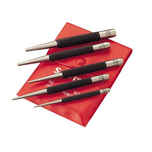 Starrett S117PC Set of 5 Center Punches, 1/16, 5/64”, 3/32”, 1/8”...