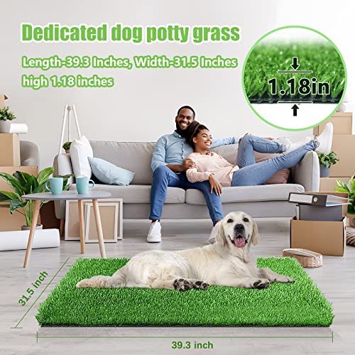 STARROAD-TIM 39.3 x 31.5 inches Artificial Grass Rug Turf for Dogs...
