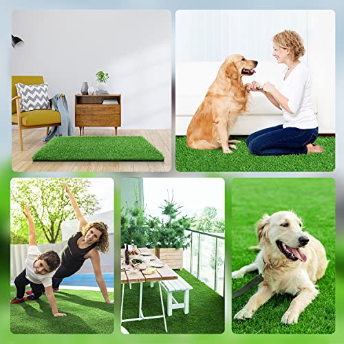 STARROAD-TIM 39.3 x 31.5 inches Artificial Grass Rug Turf for Dogs...