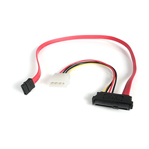 StarTech.com 18in SAS 29 Pin to SATA Cable with LP4 Power - 18in S...