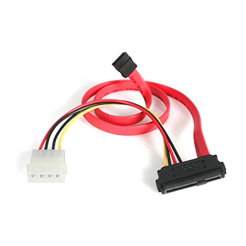 StarTech.com 18in SAS 29 Pin to SATA Cable with LP4 Power - 18in S...