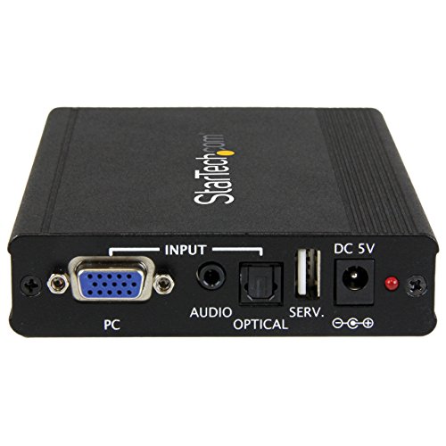 StarTech.com VGA2HDPRO2 1920x1200 Analog VGA to Digital HDMI Scale...