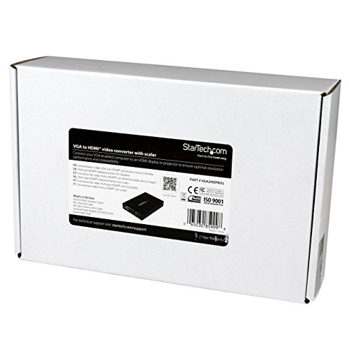 StarTech.com VGA2HDPRO2 1920x1200 Analog VGA to Digital HDMI Scale...