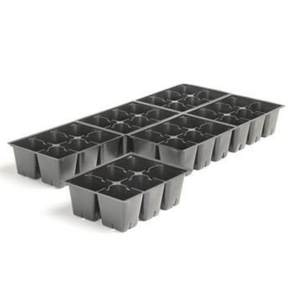 Seed Germination Kit, 2 Seed Trays, 72 Large Cells, 2 Dome Lids