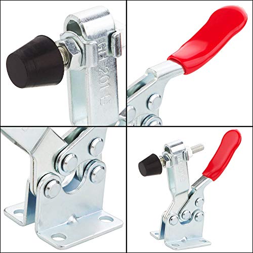 8PCS Toggle Clamp 201B Hold Down Clamp 220 lbs / 100 kg Holding Ca...