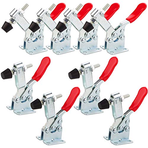 8PCS Toggle Clamp 201B Hold Down Clamp 220 lbs / 100 kg Holding Ca...
