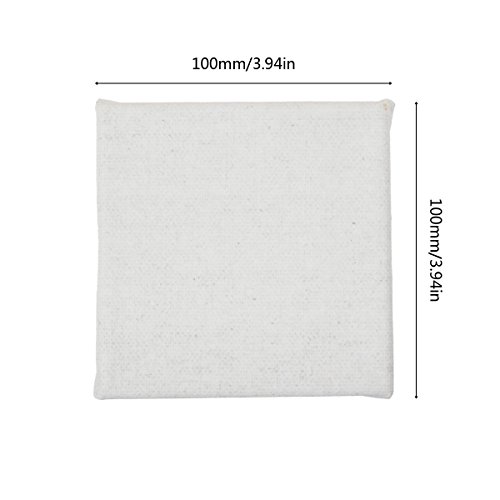 STARVAST Mini Canvas Panels 4 X 4 Pack Of 24, Cotton Stretched Ca...