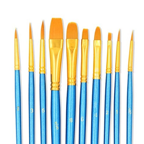 StarVast Painting Brushes, 20pcs Professional Acrylic Paint Brushe...