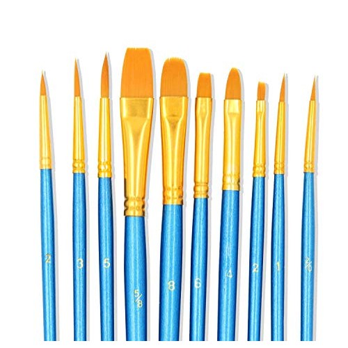 StarVast Painting Brushes, 20pcs Professional Acrylic Paint Brushe...