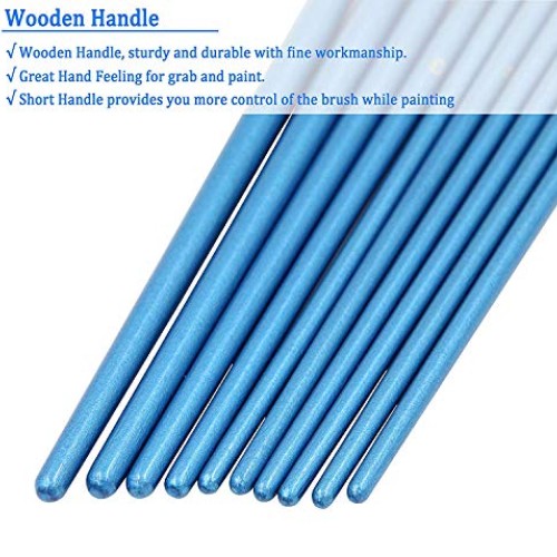 StarVast Painting Brushes, 20pcs Professional Acrylic Paint Brushe...