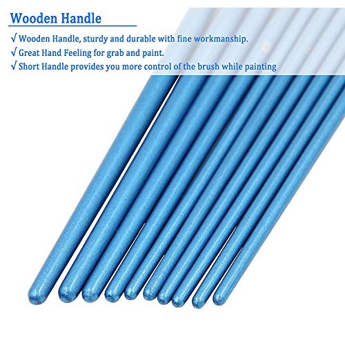 StarVast Painting Brushes, 20pcs Professional Acrylic Paint Brushe...
