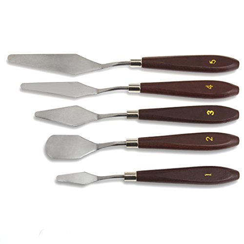 StarVast Painting Knife, 5 PCS Palette Knives Set Paint Scraper Fo...