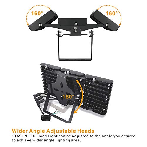 STASUN LED Flood Light, 150W 13500lm Security Lights with 330°Wide...