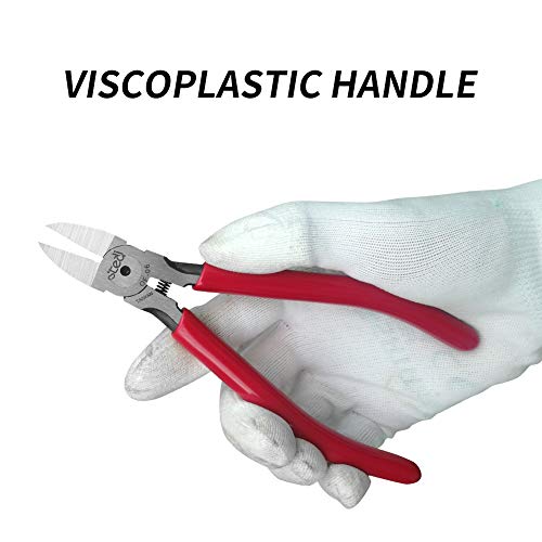 stedi 6 Inch Wire Cutter, Precision Flush Cutters Side Pliers, PVC...
