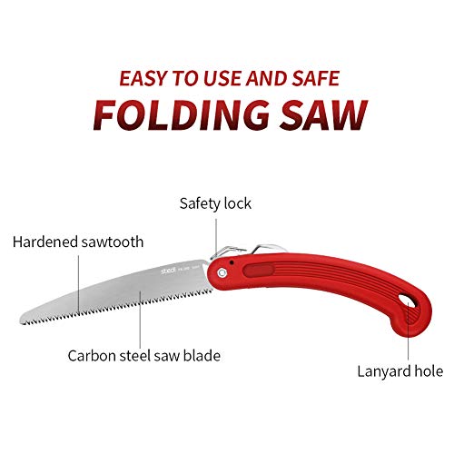 stedi Folding Hand Saw, Easy to Carry, Precision Blade and Foldabl...