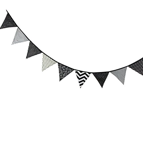 10.5 Feet Triangle Flag Banner Bunting Pennant for Kids Teepee Ten...
