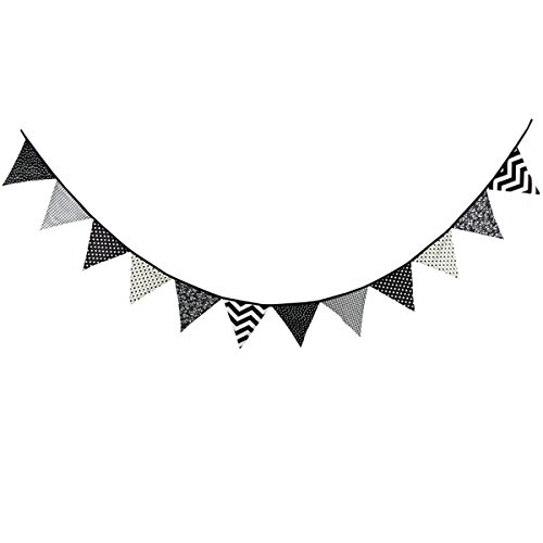 10.5 Feet Triangle Flag Banner Bunting Pennant for Kids Teepee Ten...