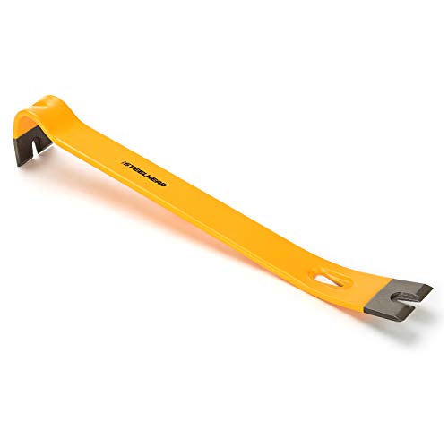 STEELHEAD 15 Heavy-Duty Flat Pry Bar, Integrated Nail Puller, Rus...