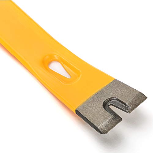 STEELHEAD 15 Heavy-Duty Flat Pry Bar, Integrated Nail Puller, Rus...