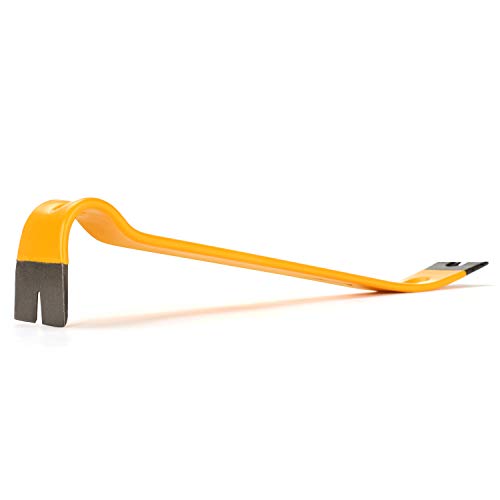 STEELHEAD 15 Heavy-Duty Flat Pry Bar, Integrated Nail Puller, Rus...