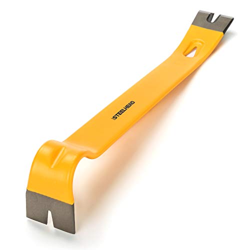 STEELHEAD 15 Heavy-Duty Flat Pry Bar, Integrated Nail Puller, Rus...