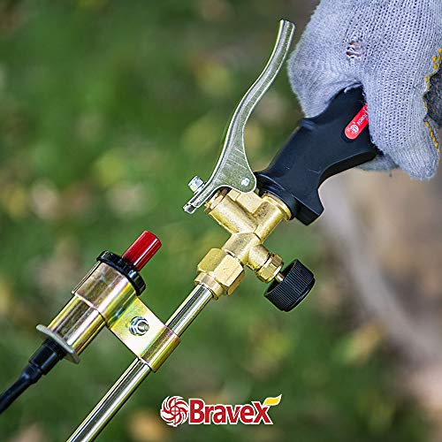 Weed Burner Propane Torch with Push Button Igniter - High Output 5...