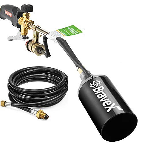 Weed Burner Propane Torch with Push Button Igniter - High Output 5...