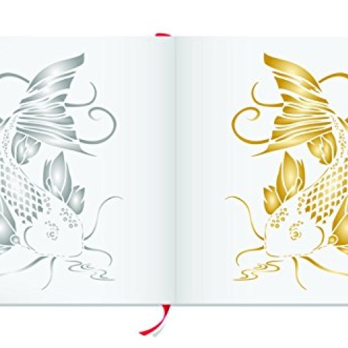 Koi Stencil - 8 x 11.5 inch L - Reusable Asian Oriental Carp Fis...
