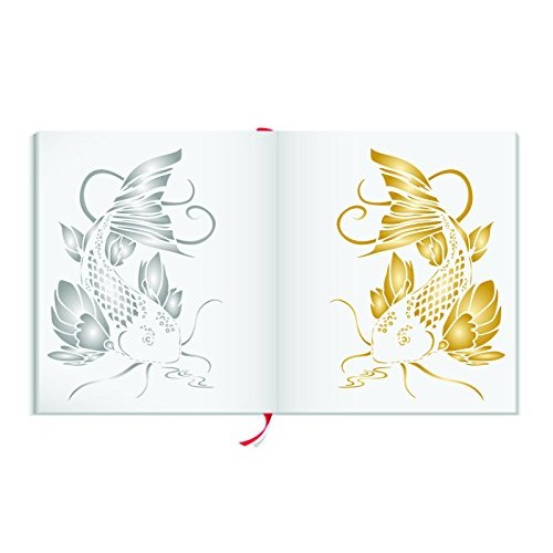 Koi Stencil - 8 x 11.5 inch L - Reusable Asian Oriental Carp Fis...