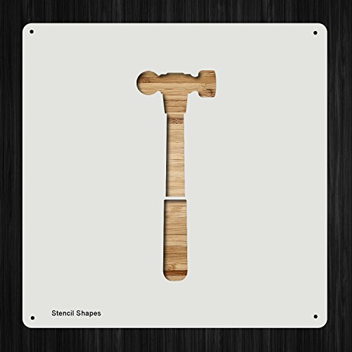Hammer Ball-Peen Metal Mechanic Fix Plastic Mylar Stencil for Pain...