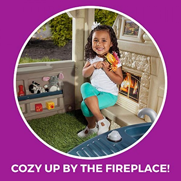 Step2 Charming Cottage Kids Playhouse, Multicolor